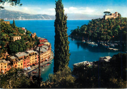 Navigation Sailing Vessels & Boats Themed Postcard Portofino Bay - Veleros