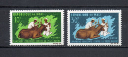 MALI  N° 98 + 99   NEUFS SANS CHARNIERE  COTE 2.00€    ELEVAGE  PESTE BOVINE  ANIMAUX - Malí (1959-...)