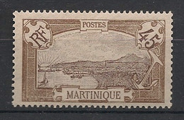 MARTINIQUE - 1908-18 - N°YT. 72 - Fort De France 45c - Neuf Luxe ** / MNH / Postfrisch - Nuovi