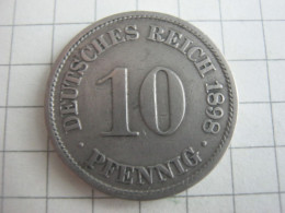 Germany 10 Pfennig 1898 A - 10 Pfennig