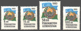 1993 30 Uzbekistan National Symbols Of Uzbekistan MNH - Oezbekistan