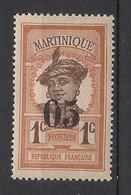 MARTINIQUE - 1920 - N°YT. 83 - Martiniquaise 05 Sur 1c - Neuf Luxe ** / MNH / Postfrisch - Ungebraucht