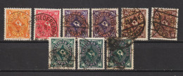 MiNr. 205-209 Gestempelt, Geprüft  (0301) - Usati