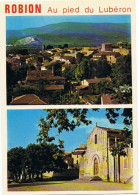 CPM..84..ROBION..VAUCLUSE..VILLAGE PROVENCAL AU PIED DE LA MONTAGNE DU LUBERON - Robion