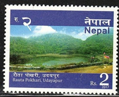 Nepal 2017 Landscape - Rauta Pokhari, Udayapur Stamp 1v MNH - Népal