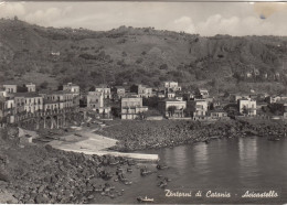 ACICASTELLO-CATANIA-DINTORNI DI..-CARTOLINA VERA FOTOGRAFIA-VIAGGIATA NEL 1954 - Catania