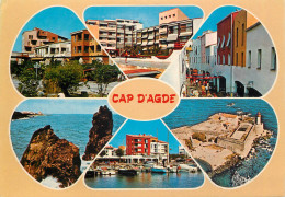 Navigation Sailing Vessels & Boats Themed Postcard Cap D'Agde Harbour - Zeilboten