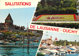 Navigation Sailing Vessels & Boats Themed Postcard Lausanne Ouchy - Zeilboten