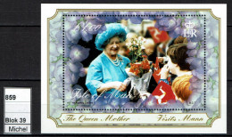 Isle Of Man - 2000 - MNH - The Queen Mother Visits Man - Man (Insel)