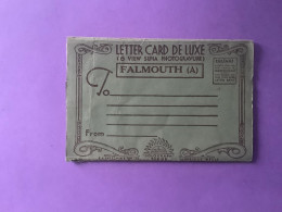 Angleterre    Carte-lettre De FALMOUTH   6 Plans   Bon état - Falmouth