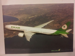 Airline Issue EVA AIR Boeing 777 Postcard-2 - 1946-....: Moderne