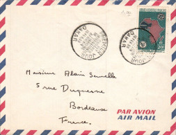 A O F LETTRE FDC POUR LA FRANCE 1958 - Cartas & Documentos
