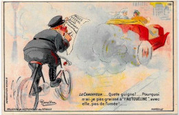 CPA Publicité Publicitaire Réclame Non Circulé Cycle Voiture Automobile Raoul VION - Advertising