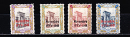 STAMPS-IRAN-1918-UNUSED-MH*-SEE-SCAN-OVERPRINT-SET-7-PCS-COTE-65-EURO - Iran