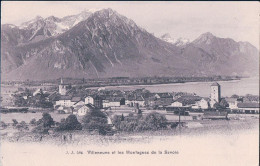 Villeneuve VD, Chemin De Fer, Train En Gare (584) - Villeneuve