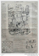 La Catastrophe De La Rue Francois-Miron -  Page Original - 1882 - Historical Documents