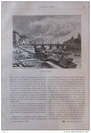 Châlon-sur-Saône - Page Original 1882 - Historical Documents