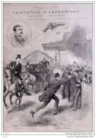 Attentat Contre S. M. La Reine D´Angleterre - Attentat Auf Englische Königin - Old Print - Alter Druck 1882 - Historical Documents
