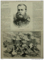 Général Skobeleff - Paris - Explosion Dans Les Ateliers De La Fabrique De Piéces - Page Original - 1882 - Historical Documents