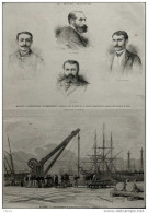 Mission Scientifiques D'ingénieurs Envoyée à L'île De Cuba - Georges Tilleul - M. De Simencourt - Page Original 1882 - Historical Documents