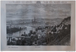 Rouen - Page Original 1882 - Documents Historiques