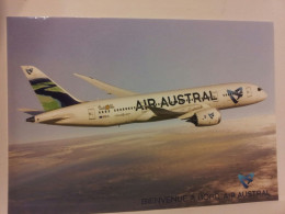 Airline Issue AIR AUSTRAL Boeing 787 Dreamliner Postcard-2 - 1946-....: Modern Tijdperk