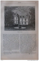 Château Du Lude - Page Original 1882 - Documents Historiques