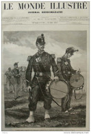 L'ancien Tambour Supprimé Dans L'armée Par Le Général Farre  - Page Original 1882 - Documents Historiques