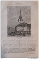 Beffroi De Béthune - Page Original 1882 - Documents Historiques