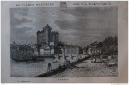 Annecy - Page Original 1882 - Historische Dokumente