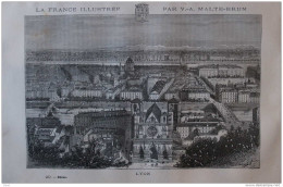 Lyon - Page Original 1882 - Historische Dokumente