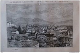 Chambery - Page Original 1882 - Historical Documents