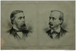 M. Sully-Prudhomme - Victor Cherbuliez -  Page Original - 1882 - Documentos Históricos