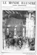 Christiana - Entrée Du Prince Héritier De Suède Et Du Norwège Et De La Princesse Victoria - Page Original 1882 - Documents Historiques