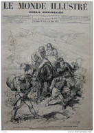 La Guerre En Herzégovine - Vallée De Narenta (Neretna) - Herzegowina -  Page Original - 1882 - Documents Historiques