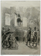 Le Théâtre Illustré Quatre-Vingt-Treize, Drame De M. Faul Meurice  - Page Original 1882 - Documents Historiques