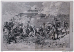 L'insurrection En Herzegovine - Les Prisonniers De L'armée D'Autriche-Hongrie - Page Original 1882 - Historical Documents