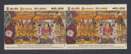 Sri Lanka Ceylon 2008 MNH Imperf Error, Maha VIhara Wall Paintings, Buddhism, Buddhist, Buddha, Art, Arts - Sri Lanka (Ceylan) (1948-...)