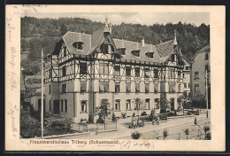 AK Triberg /Schwarzwald, Partie Am Frauenvereinshaus  - Triberg