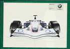 CARS - BMW SAUBER F1 TEAM - UNUSED POSTCARD - The Car Photo Would Converts In Adhesive - Autres & Non Classés