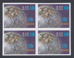 Sri Lanka Ceylon 2003 MNH Imperf Error, World Habitat Day, Global Warming, Environment, Globe - Sri Lanka (Ceilán) (1948-...)