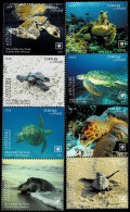 AITUTAKI 2020 Mi 1085A-1092A TURTLES MINT STAMPS ** VALUE €160 - Aitutaki