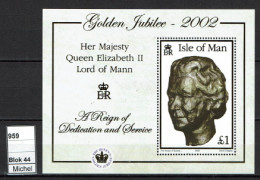Isle Of Man - 2002 - MNH - Golden Jubilee, Her Majesty Queen Elisabeth II - Man (Ile De)