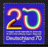 DEUTSCHLAND MI-NR. 2759 POSTFRISCH(MINT) MITLÄUFER 2009 GRENZÖFFNUNG Zwischen UNGARN Und ÖSTERREICH - Idee Europee