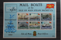 Großbritannien Isle Of Man Block 3 Mit 166-171 Postfrisch #UP618 - Otros & Sin Clasificación