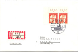 Berlin 396 Auf Brief Als Mehrfachfrankatur Vom Eckrand #NG224 - Sonstige & Ohne Zuordnung