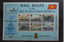 Großbritannien Isle Of Man Block 3 Mit 166-171 Postfrisch #UP613 - Sonstige & Ohne Zuordnung