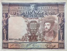 SPAIN BANKNOTE 1000 PESETAS 1925 AUNC BILLETE ESPAÑA EBC  *COMPRAS MULTIPLES CONSULTAR* - 1000 Peseten