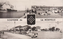 11 SOUVENIR DE LA NOUVELLE  -  MULTIVUES  -  CPSM PF  - - Port La Nouvelle