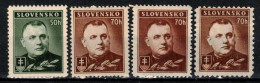 Slovaquie 1939 Mi 67-8Y+X+A+C (Yv 44+45 A), (MNH)** - Unused Stamps